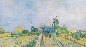 Vegetable Gardens on Montmartre by Vincent van Gogh